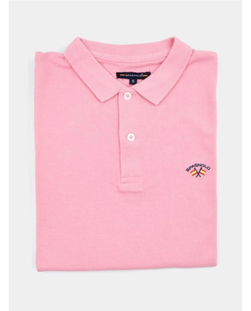 POLO SPAGNOLO PIQUE BASICO ROSA