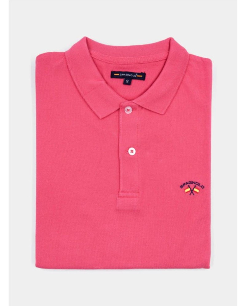 POLO SPAGNOLO PIQUE BASICO CORAL