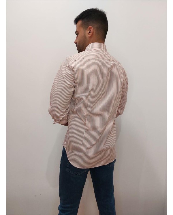 CAMISA SPORT THOMAS HARRISON RAYAS ROSAS. ROSA