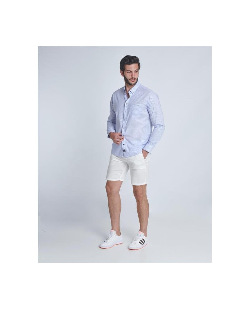 CAMISA POPELIN BOLSILLO SPAGNOLO AZUL CAMISA POPELIN BOLSILLO SPAGNOLO AZUL