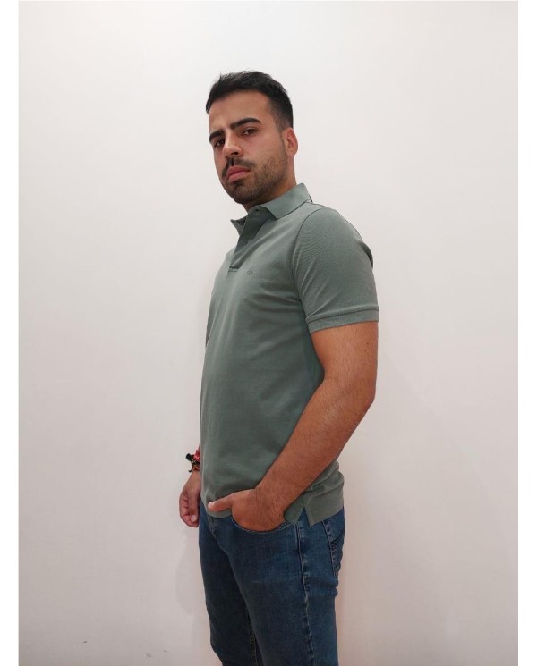 POLO THOMAS HARRISON LAVADO 100% ALGODÓN VERDE CLARO