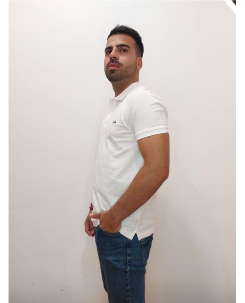 POLO THOMAS HARRISON PIQUE BLANCO 2