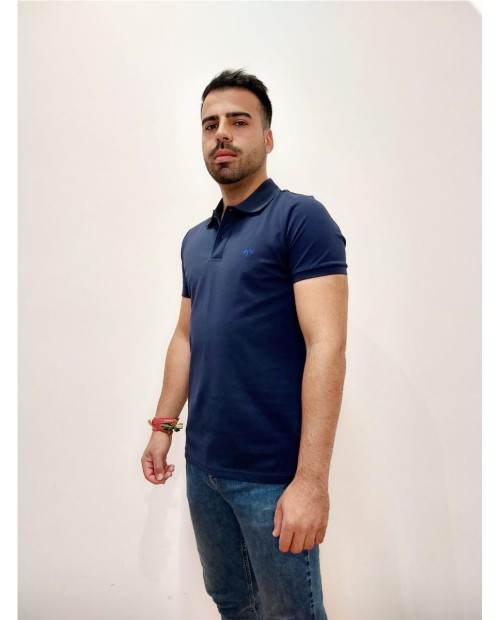 POLO THOMAS HARRISON PIQUE MARINO 2