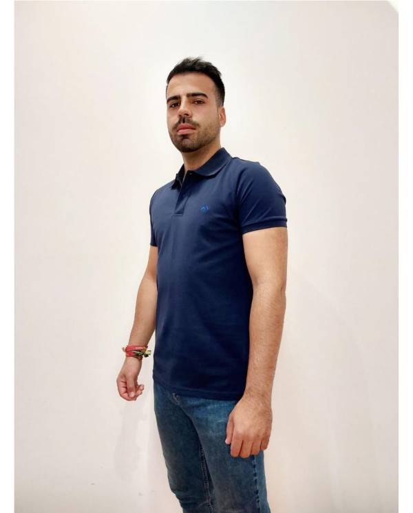 POLO THOMAS HARRISON PIQUE MARINO