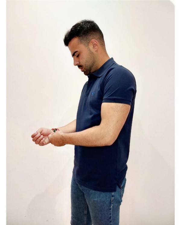 POLO THOMAS HARRISON PIQUE MARINO