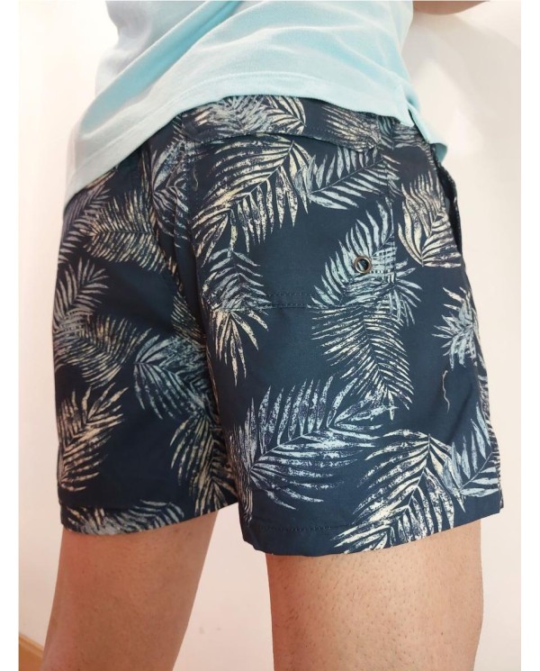 BAÑADOR THOMAS HARRISO ESTAMPADO TROPICAL AZUL