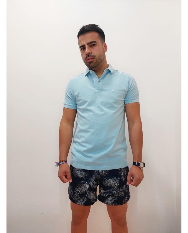 BAÑADOR THOMAS HARRISO ESTAMPADO TROPICAL AZUL