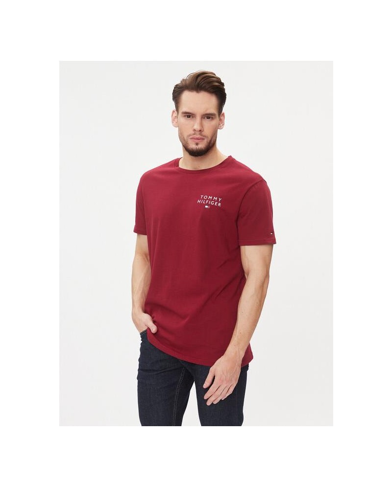 CAMISETA MANGA CORTA TOMMY HILFIGER GRANATE