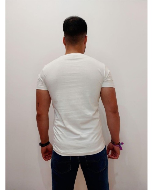 CAMISETA THOMAS HARRISON LOGO PECHO BLANCO 2