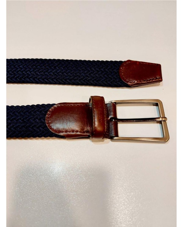 CINTURÓN POSSUM ELASTICO TRENZADO MARINO MARINO