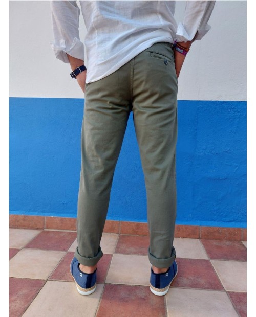 PANTALÓN JOGER THOMAS HARRISON. VERDE CLARO 2
