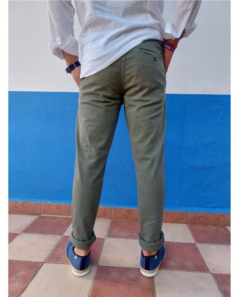 PANTALÓN JOGER THOMAS HARRISON. VERDE...