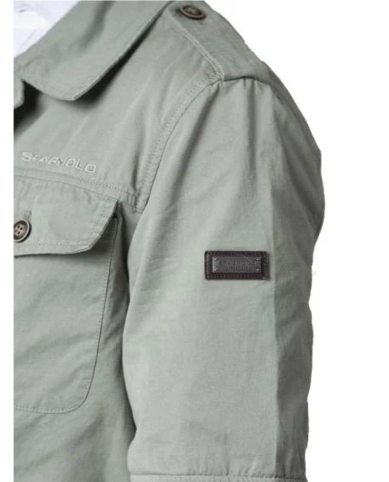 SAHARIANA SPAGNOLO ALGODÓN VERDE