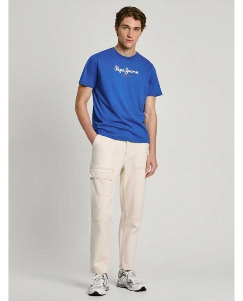 Camiseta Logo Fit Regular AZUL