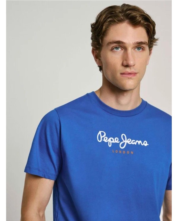 Camiseta Logo Fit Regular AZUL