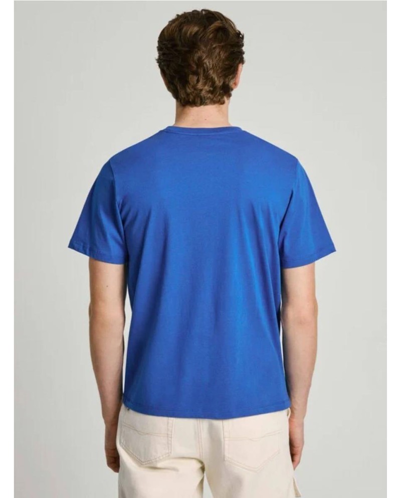 Camiseta Logo Fit Regular AZUL