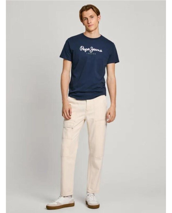 Camiseta Logo Fit Regular MARINO