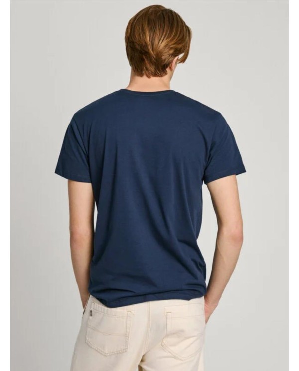 Camiseta Logo Fit Regular MARINO