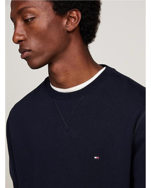 Sudadera de felpa con cuello redondo MARINO