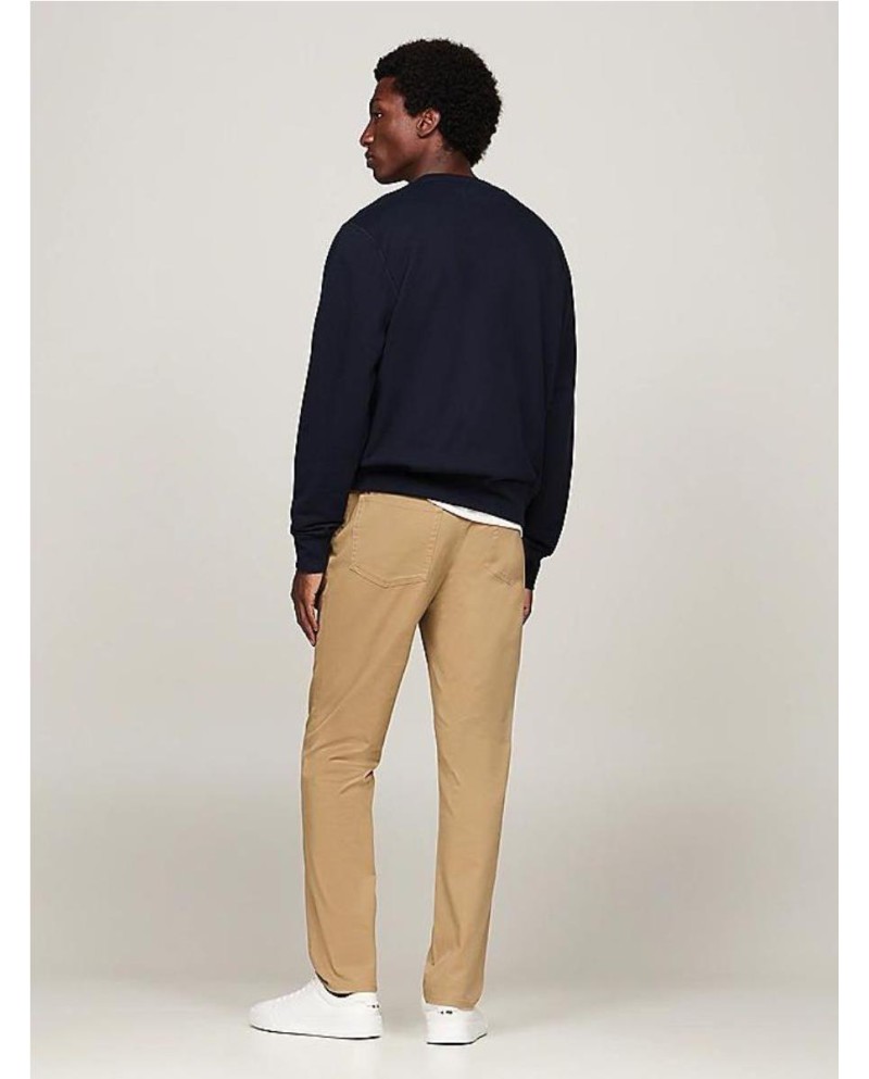 Sudadera de felpa con cuello redondo...