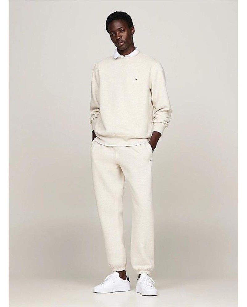 Sudadera de felpa con cuello redondo...