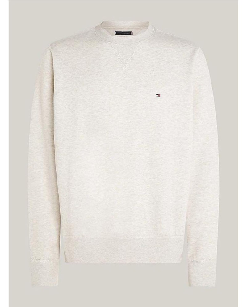 Sudadera de felpa con cuello redondo...