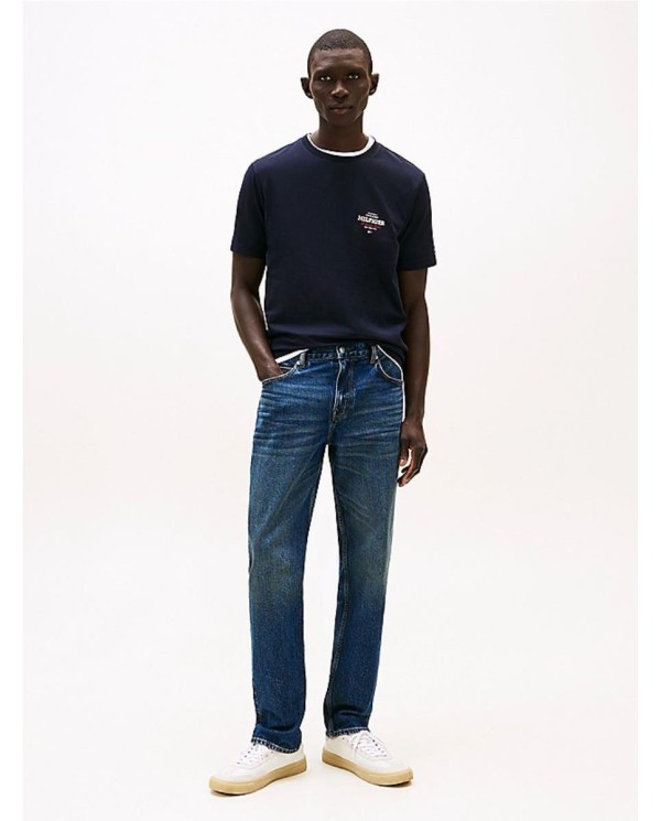 Camiseta de cuello redondo con logo MARINO