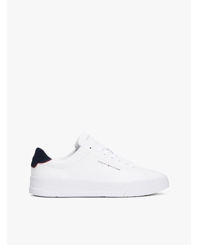 Zapatillas con detalle a contraste en talón BLANCO