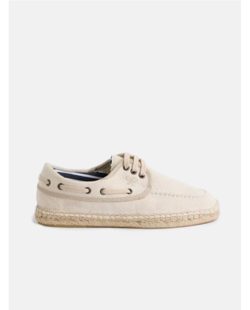 Alpargata cubierta nautico beige CRUDO