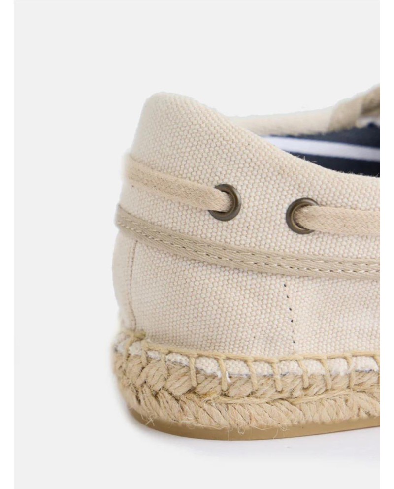 Alpargata cubierta nautico beige CRUDO