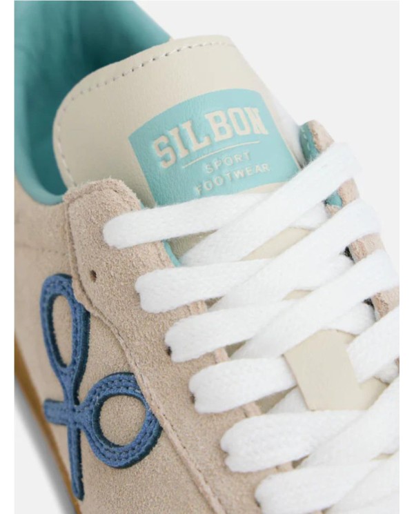 Zapatilla casual raqueta beige claro BEIG