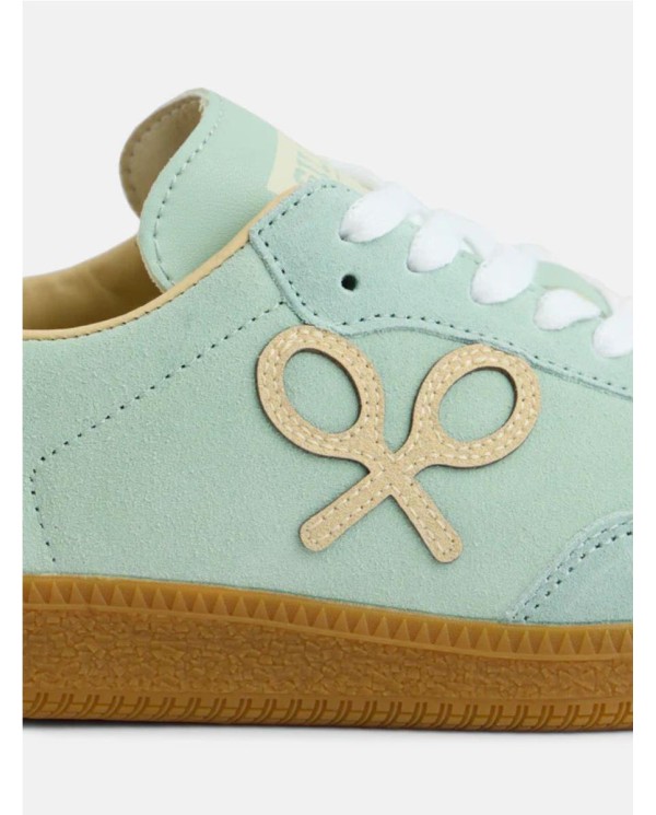 Zapatilla casual raqueta verde claro VERDE