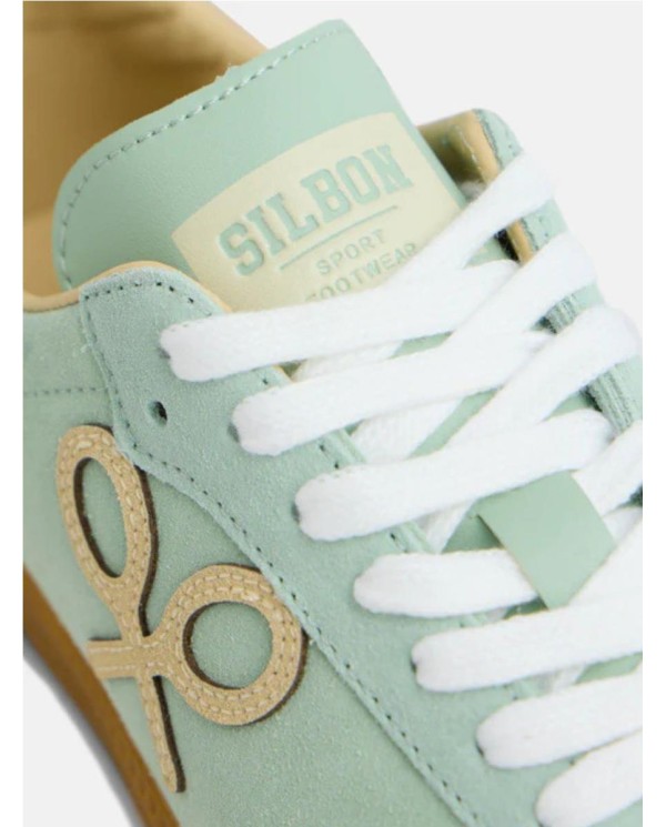 Zapatilla casual raqueta verde claro VERDE