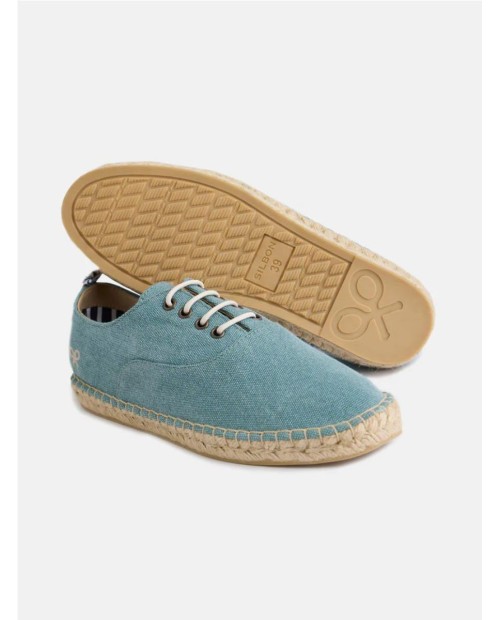 Alpargata cubierta sport etnica verde VERDE 2