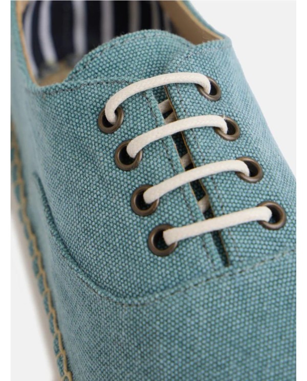 Alpargata cubierta sport etnica verde VERDE