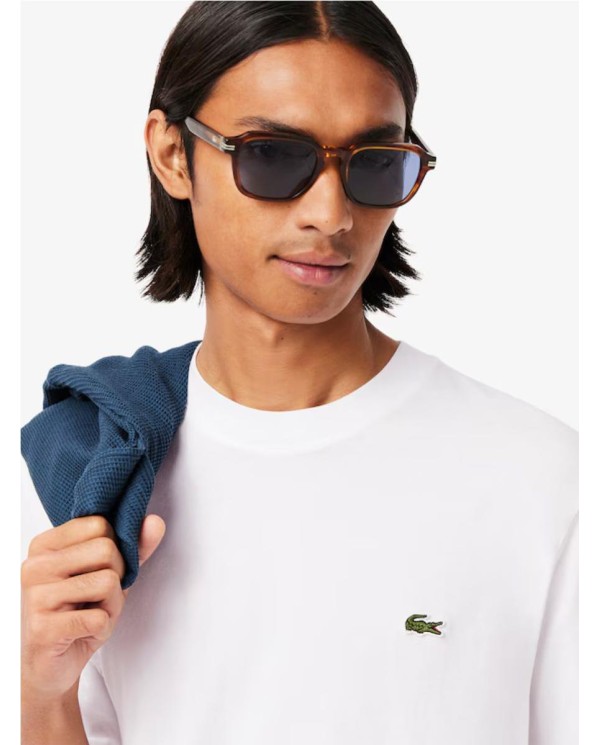CAMISETA LACOSTE ALGODÓN BLANCO