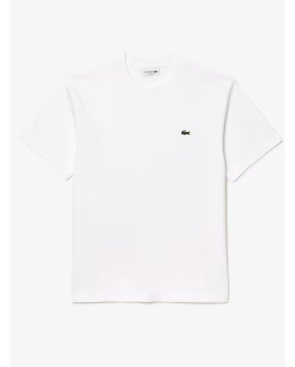 CAMISETA LACOSTE ALGODÓN BLANCO