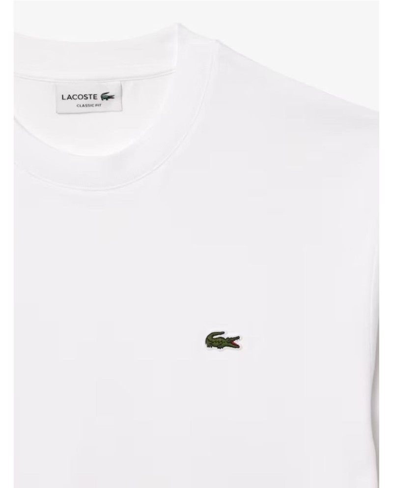 CAMISETA LACOSTE ALGODÓN BLANCO