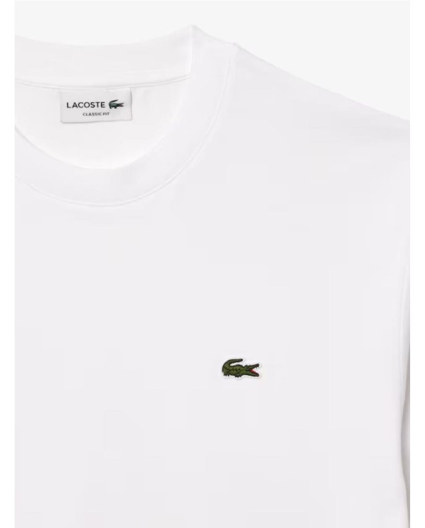 CAMISETA LACOSTE ALGODÓN BLANCO