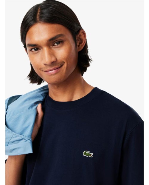 CAMISETA LACOSTE ALGODÓN MARINO 2