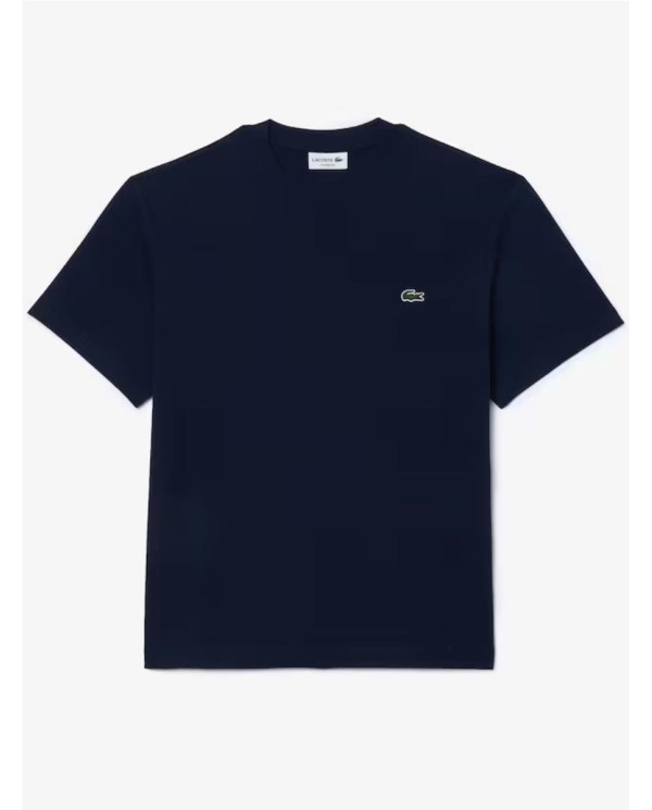 CAMISETA LACOSTE ALGODÓN MARINO