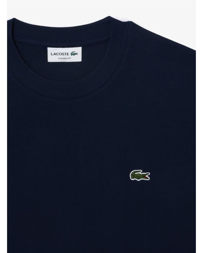 CAMISETA LACOSTE ALGODÓN MARINO
