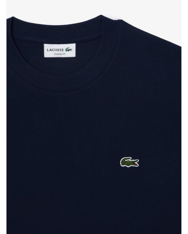 CAMISETA LACOSTE ALGODÓN MARINO