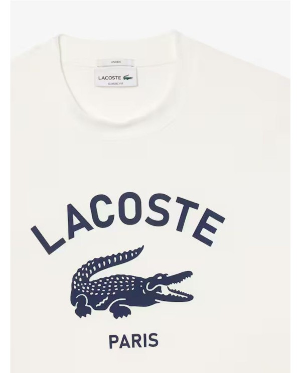 Camiseta de algodón con estampado exclusivo BLANCO