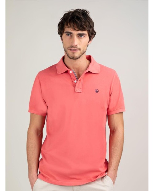 Polo Piqué Garment Dyed Coral CORAL 2