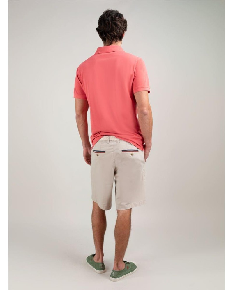 Polo Piqué Garment Dyed Coral CORAL