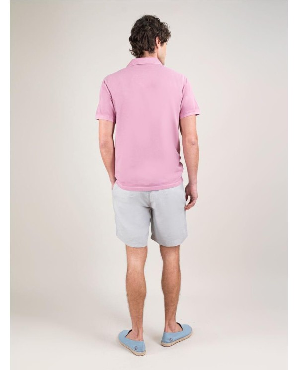 Polo Piqué Garment Dyed Lila LILA