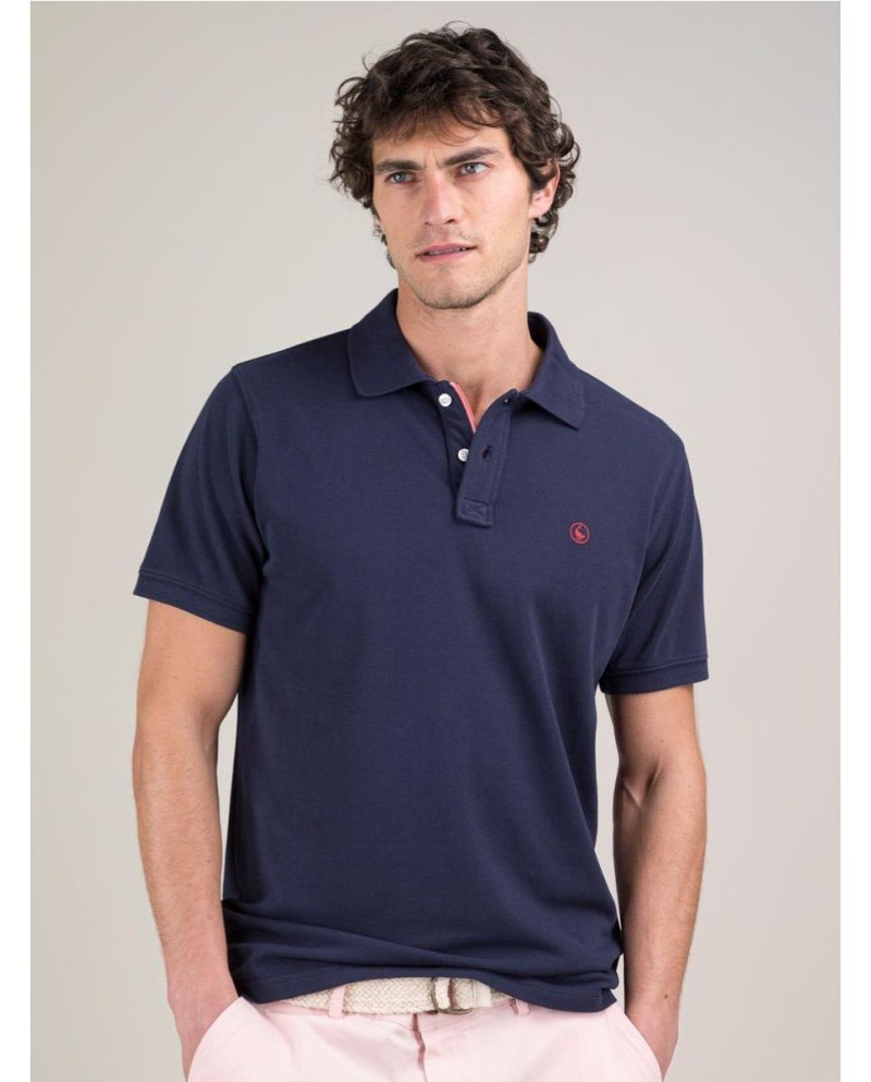 Polo Piqué Garment Dyed Marino MARINO