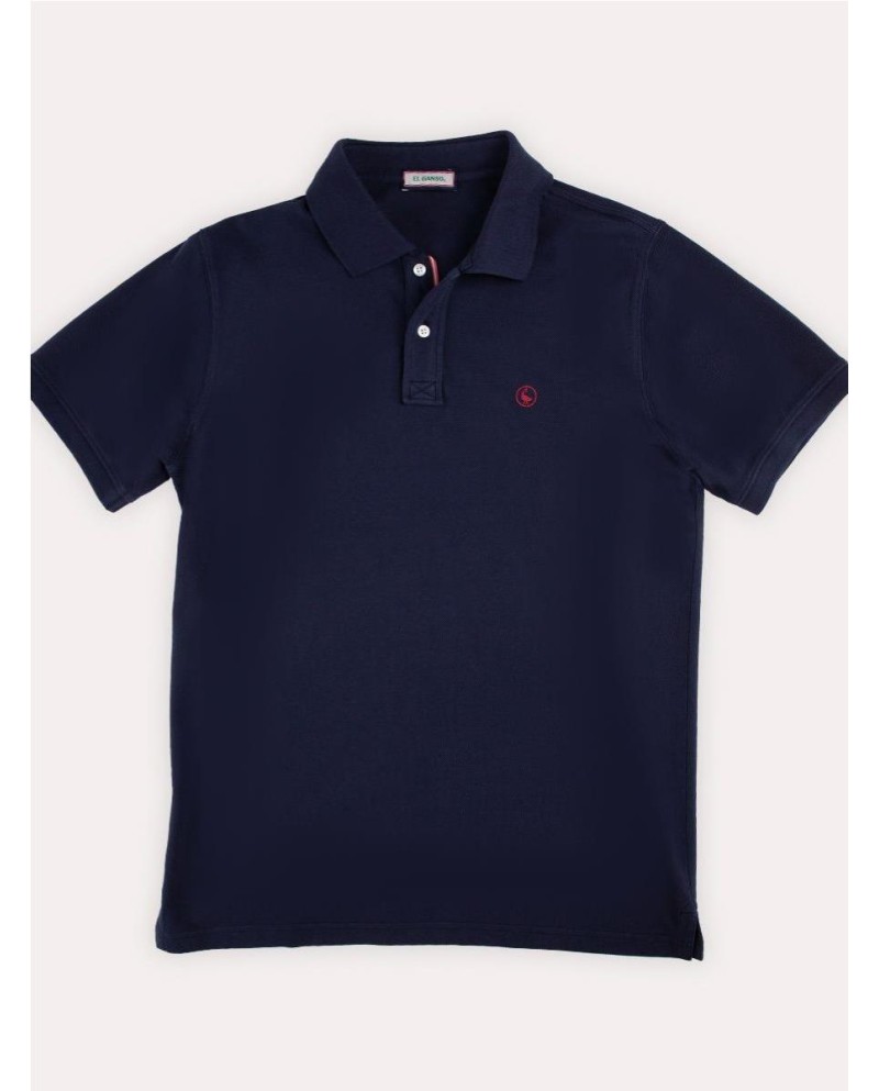 Polo Piqué Garment Dyed Marino MARINO