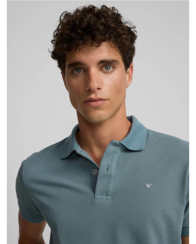 Polo SILBON clasico liso petroleo...